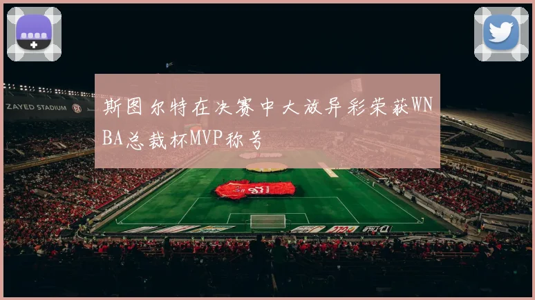 斯图尔特在决赛中大放异彩荣获WNBA总裁杯MVP称号